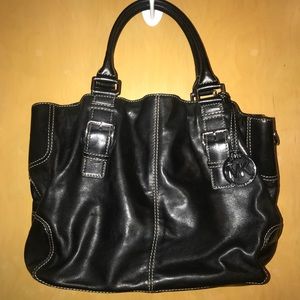 Michael Kors Black Leather Handbag